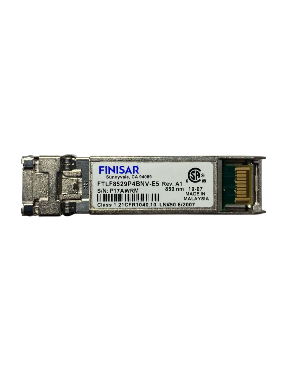 GBIC QLOGIC 16GB SR SW MMF LC 100m FTLF8529P4BCV-QL - Imagem 2