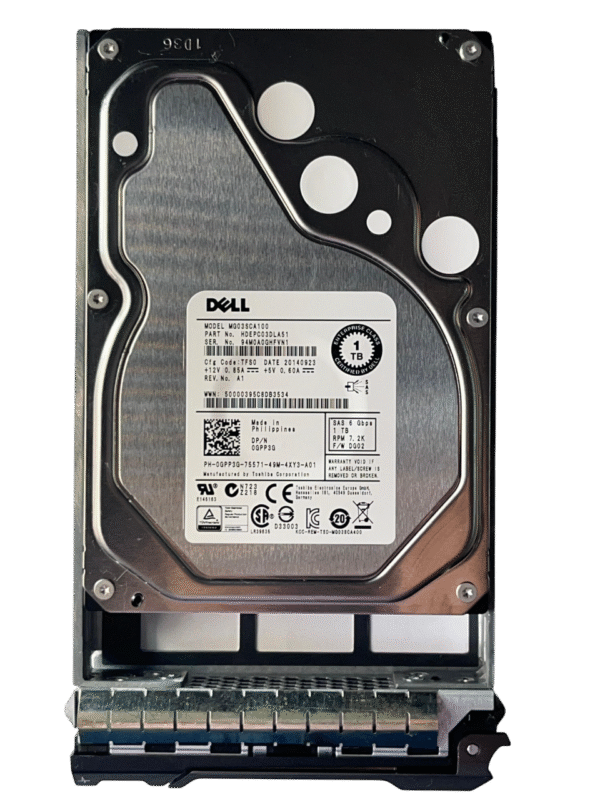 Hd Dell 1tb 7.2k 3.5 6gb Sas 0gpp3g Gpp3g - Imagem 2