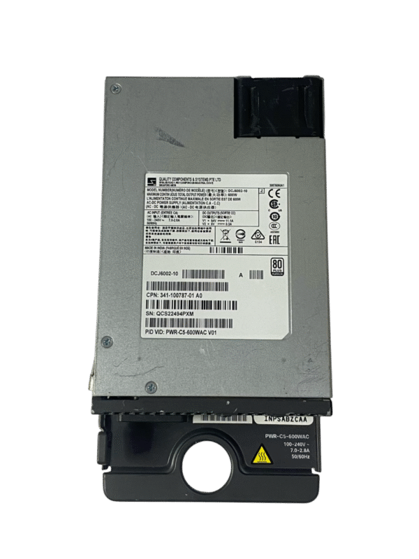 Fonte Cisco 600w Pwr-c5-600wac 341-100787-01 Ac - Imagem 2