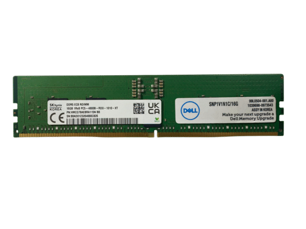 Memória Dell 16gb Ddr5-4800 Rdimm Snp1v1n1c/16g Ac239377 - Imagem 3