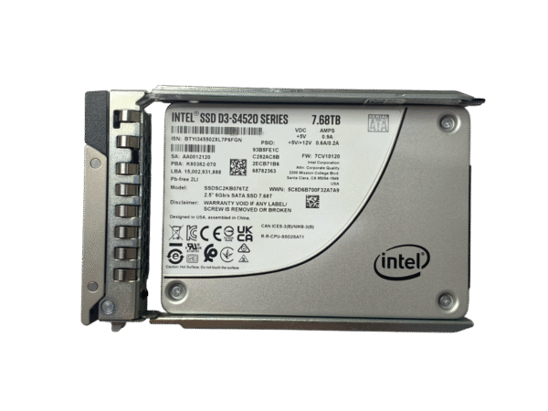 SSD INTEL 7.68TB SATA 6GB SSDSC2KB076TZ - Imagem 2