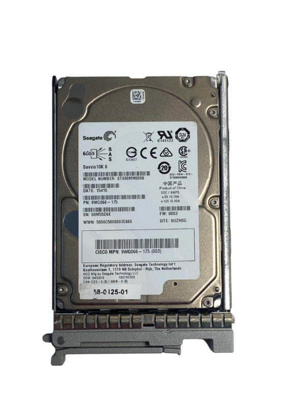 Hd Cisco 600gb 10k 2,5 Sas 12gb Ucs-hd600g10k12g 58-100178-01 - Imagem 2