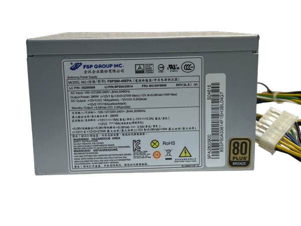 Fonte 280W Servidor Lenovo 54Y8900 - Imagem 2