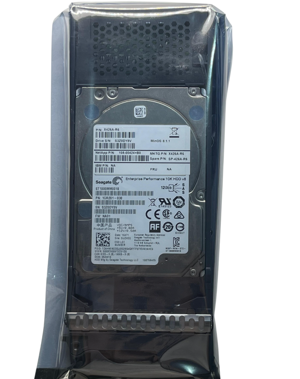 HD NETAPP 1.8TB 10K 6GB 2,5 SAS X426A-R6 108-00424+D0 NOVO - Imagem 2