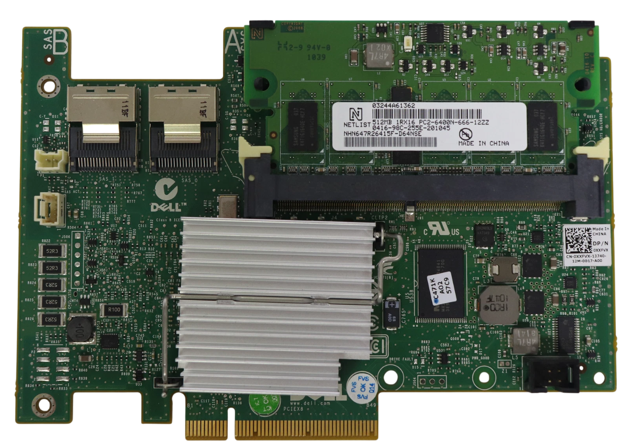 Controladora DELL H700 6GB SAS/SATA 512MB 0XXFVX XXFVX - Imagem 2