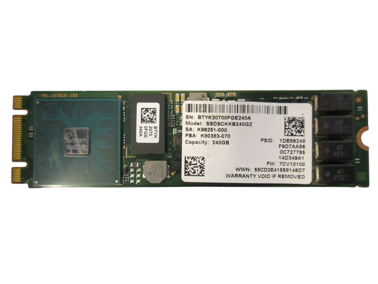 SSD INTEL 240GB SATA 6GB M.2 SSDSCKKB240GZ - Imagem 2