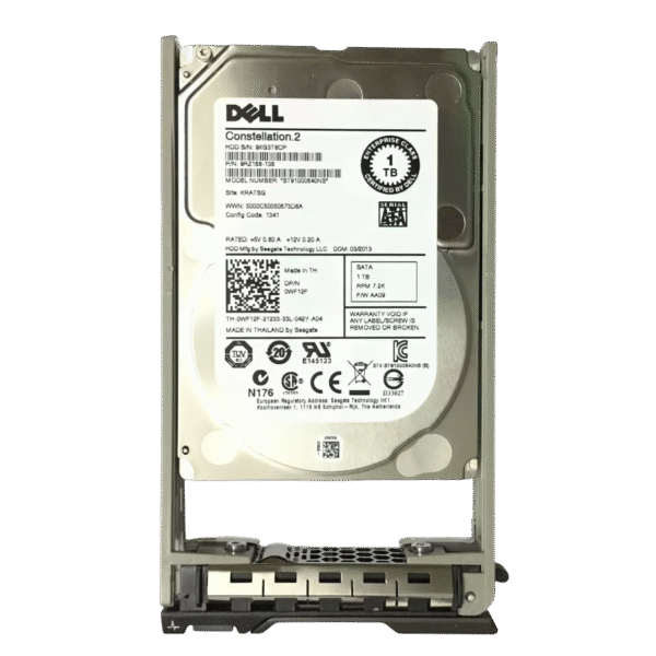 Hd Dell 1tb 7.2k 2,5 Sata 6gb 0wf12f Wf12f - Imagem 2