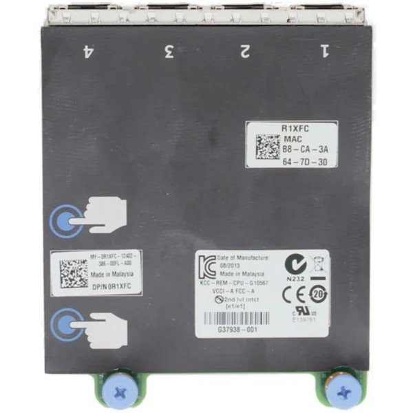 Placa de rede Intel para Dell R720 Pci-e 4x 1gb 0R1XFC R1XFC - Imagem 3