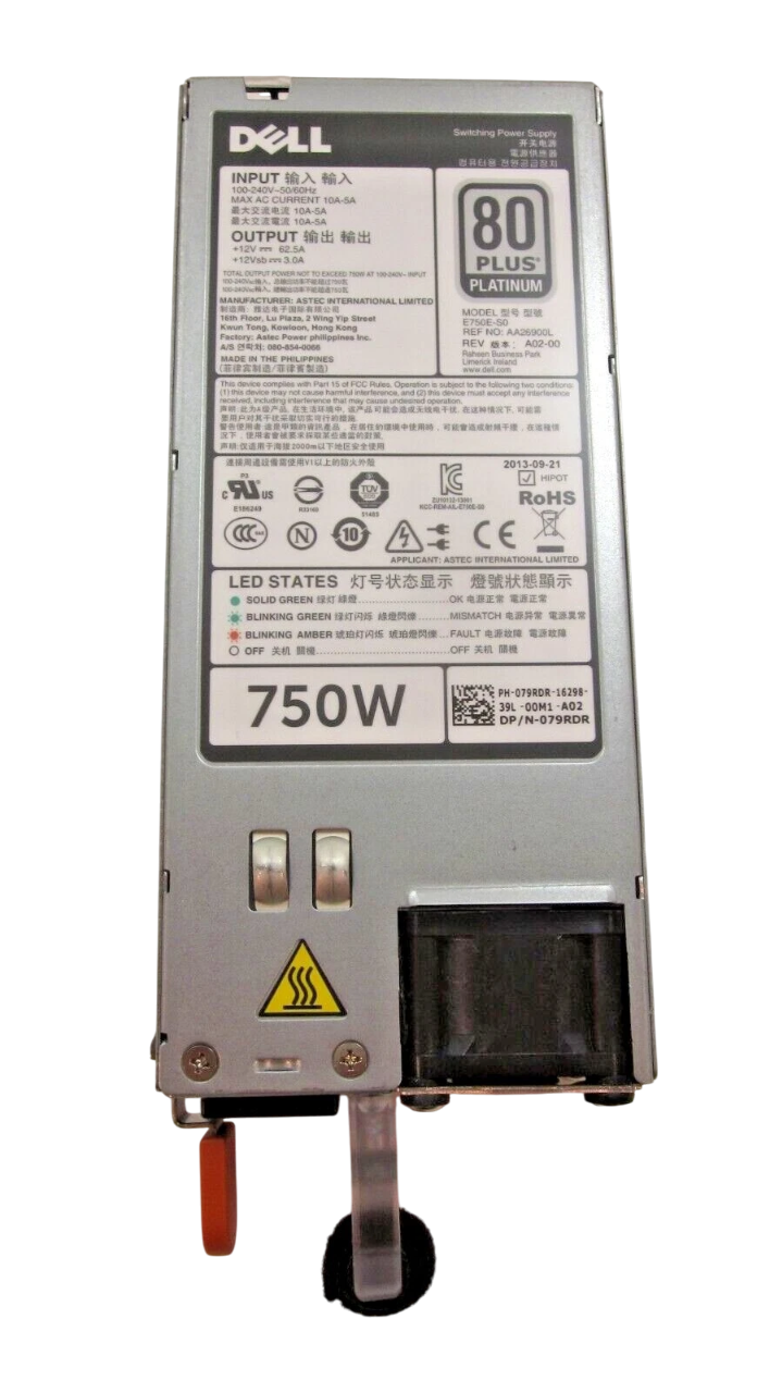 Fonte Dell 750w 079rdr 79rdr - Imagem 2