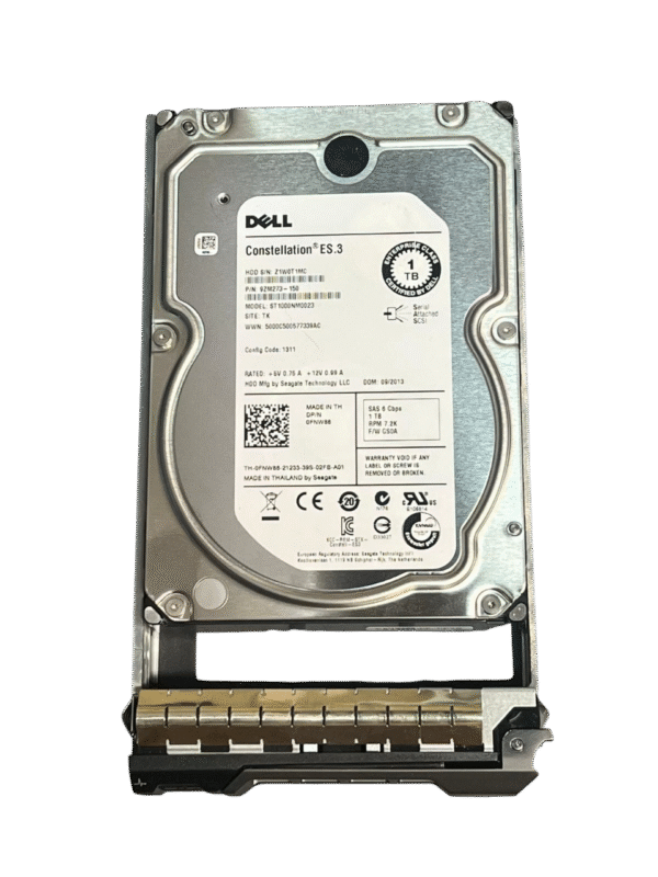 Hd Dell 1tb 7.2k 3,5 Sas 6gb 0fnw88 Fnw88 - Imagem 2