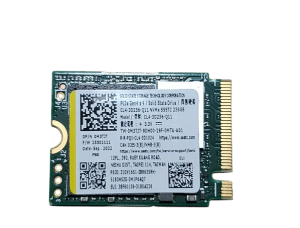 Ssd Dell 256gb Pcie Gen 4.0 X4 Nvme 0m3tjt M3tjt - Imagem 2