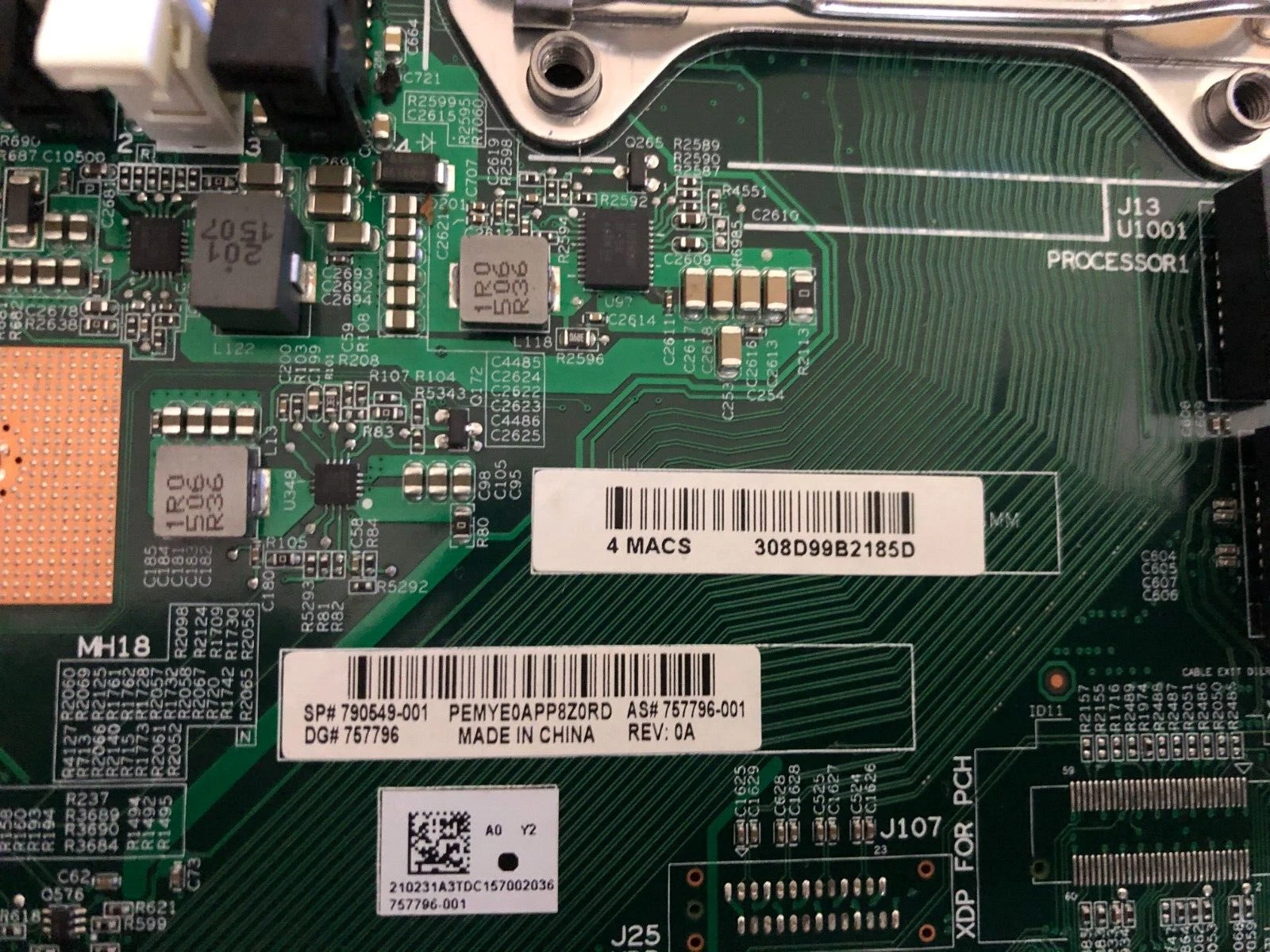 Placa Mãe Hp Servidor Dl120 G9 790549-001 757796-001 - Imagem 3