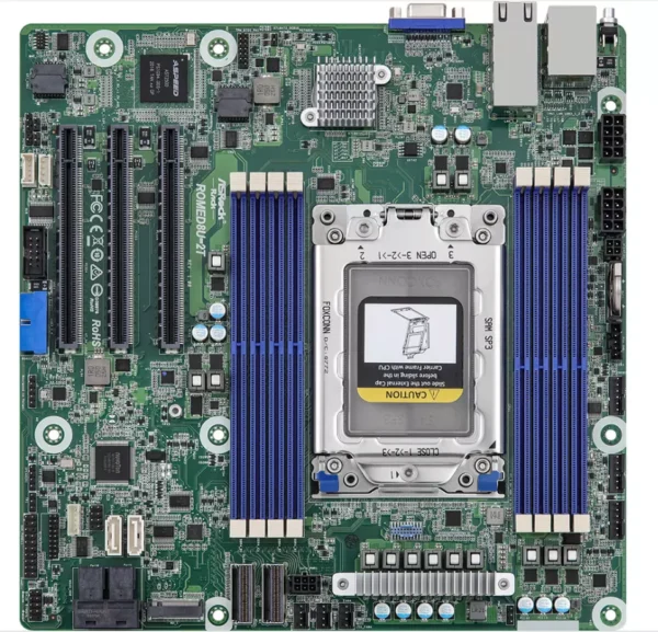 Placa Mãe Asrock Amd Epyc 7003/7002 Series Romed8u-2t - Imagem 2