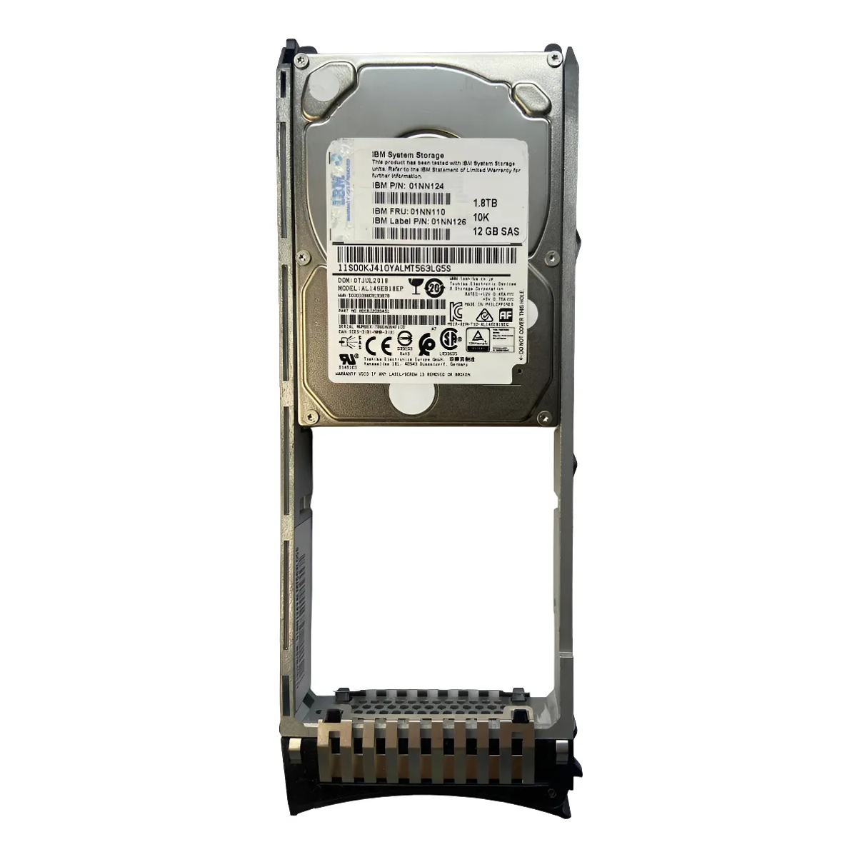 Hd Ibm 1.8tb 10k 2,5 Sas 12gb 01nn110 01nn124 01nn126 seminovo - Imagem 2