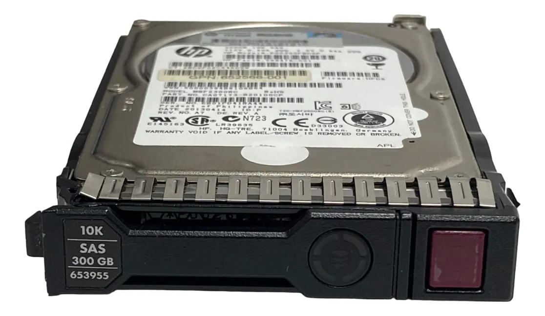 Hd Hp 300gb 10k 2,5 6gb 653955-001 652564-b21 693569-001 - Imagem 2