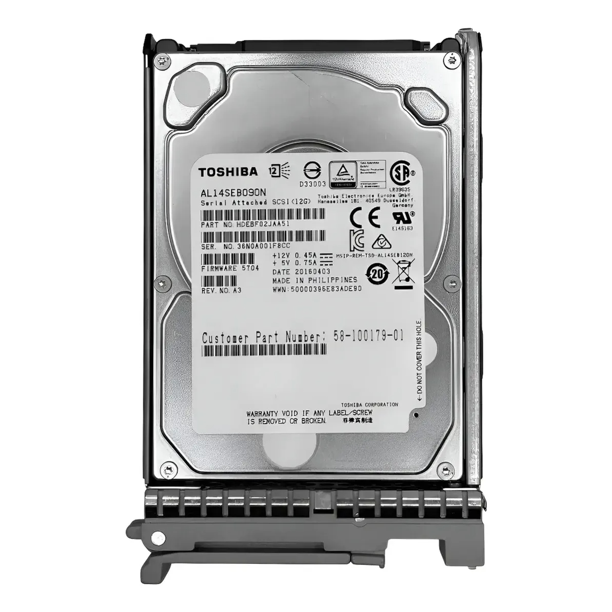 HD TOSHIBA 900GB 10K 2.5 SAS 12GB UCS-HD900G10K12G 58-100179-01 NOVO - Imagem 2