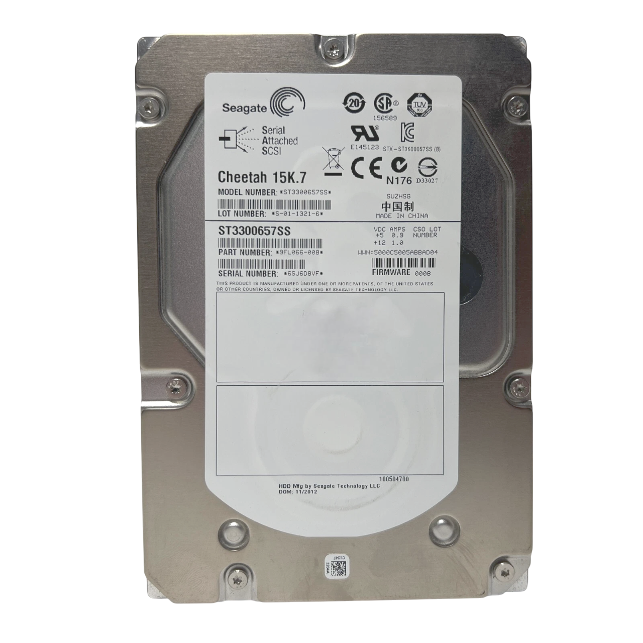 HD SEAGATE 300GB 15K 3,5 SAS 6GB ST3300657SS - Imagem 2