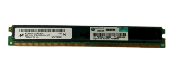 Memoria Cache Hp 8gb 2rx4 Pc2-5300p 716766-001