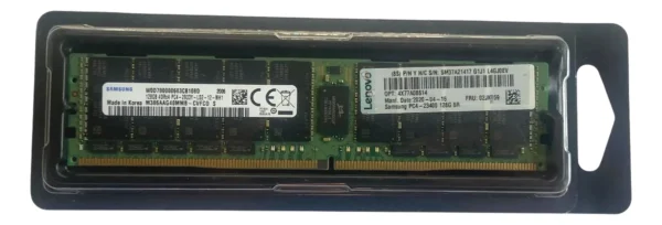 Memória Lenovo 128gb Ddr4-2933 Lrdimm 02JK059 4X77A08614 - Imagem 2