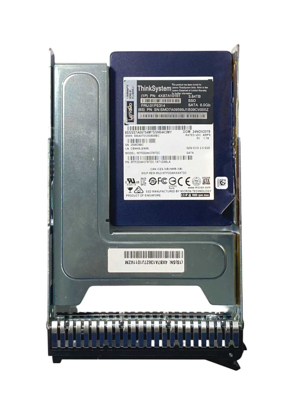 SSD LENOVO 3.84TB 2.5 SATA 6GB 01PE314 4XB7A10161 - Imagem 2