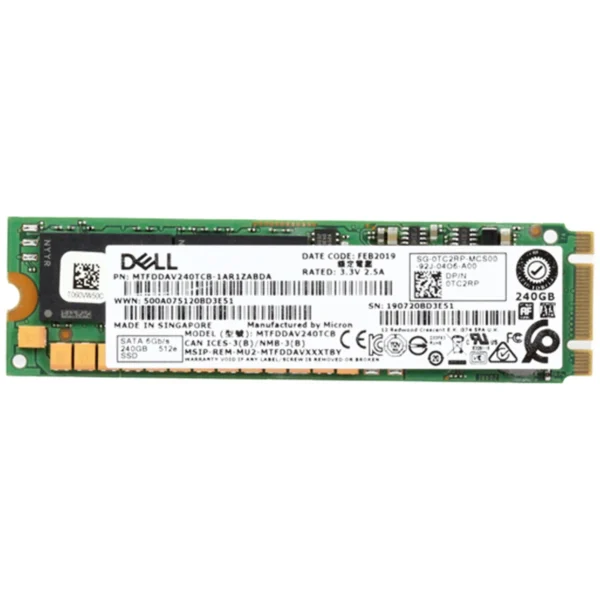SSD Dell 240GB SATA 6G M.2 0TC2RP TC2RP - Imagem 2