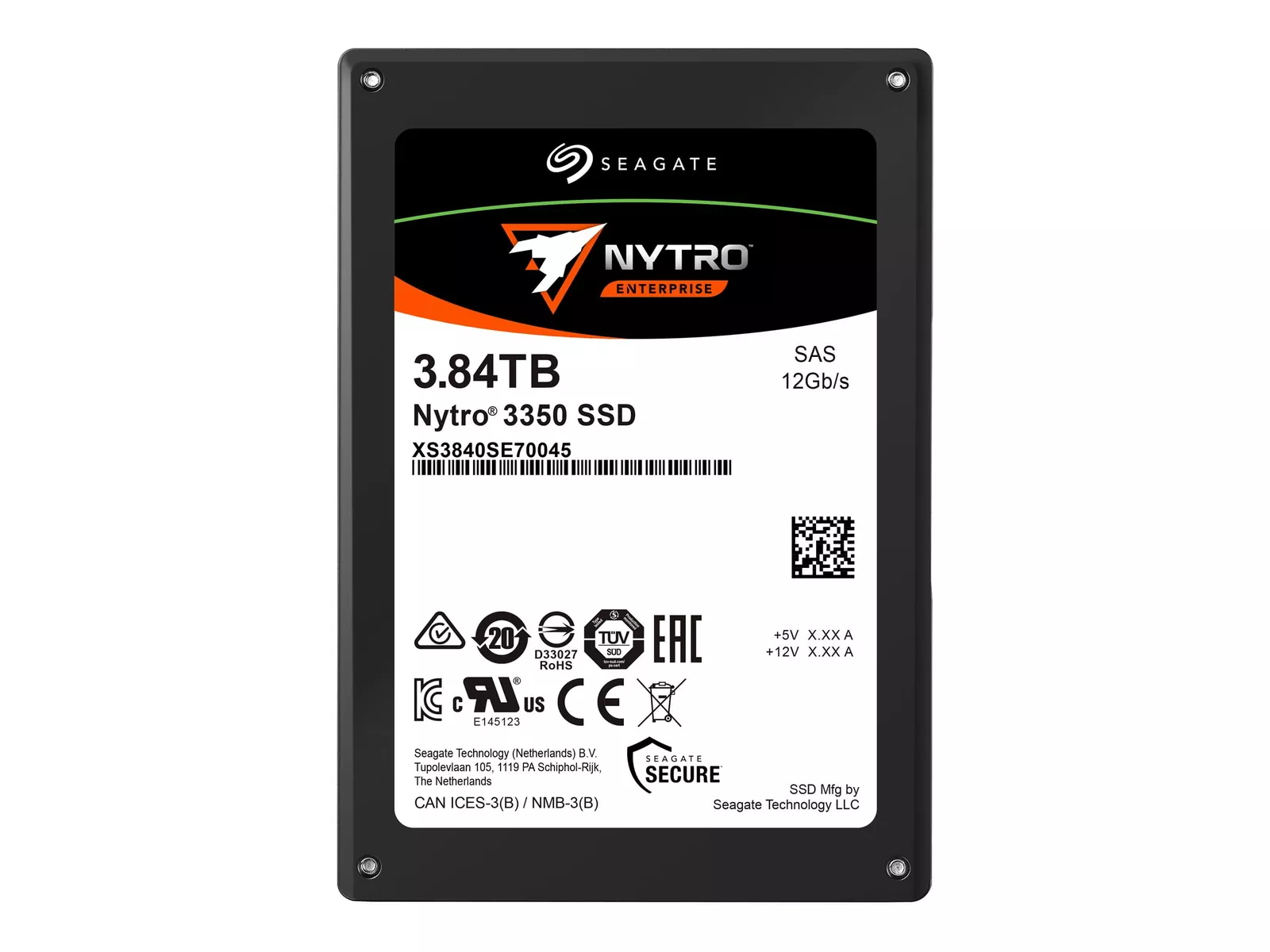 SSD SEAGATE Nytro 3.84TB 2.5 SAS 12GB XS3840SE70045 - Imagem 2