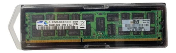 Memória Hp 8gb 2rx4 Ddr3-1066 Rdimm 500206-071 516423-b21 - Imagem 2