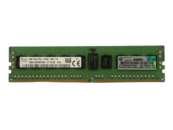 Memória Hp 8gb Ddr4 2133 Rdimm 752368-081 752368-581 - Imagem 3