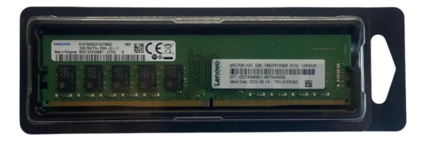 Memória Lenovo 16gb Ddr4-2666 Udimm Server 01kr360 4ZC7A08699 - Imagem 2