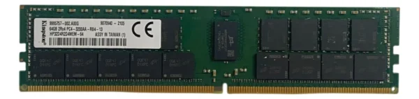 Memória KINGSTON 64GB DDR4-3200 RDIMM HP32D4R2D4MEM-64 - Imagem 3