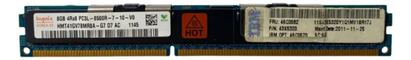 Memória Ibm 8gb Ddr3-1066 Rdimm 43X5320 46c0582 - Imagem 3
