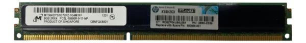 Memória Hp 8gb 2rx4 Ddr3 1333 Rdimm 683806-001 2660-0339 - Imagem 3