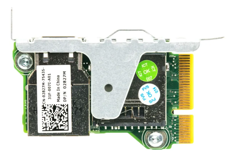 Idrac7 Dell Poweredge R320 R420 R520 T320 T420 R720 02827m 2827m - Imagem 2