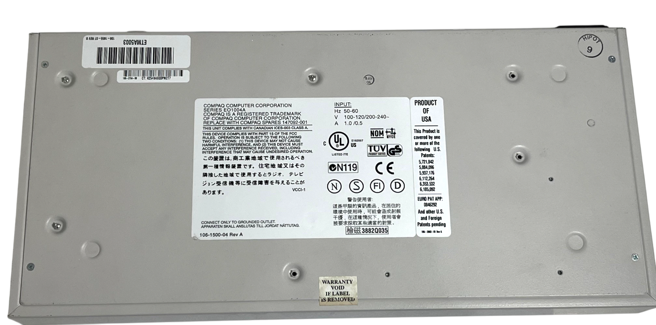 SWITCH KVM HP 1X4 PORT PN 147092-001 400336-001 - Imagem 4