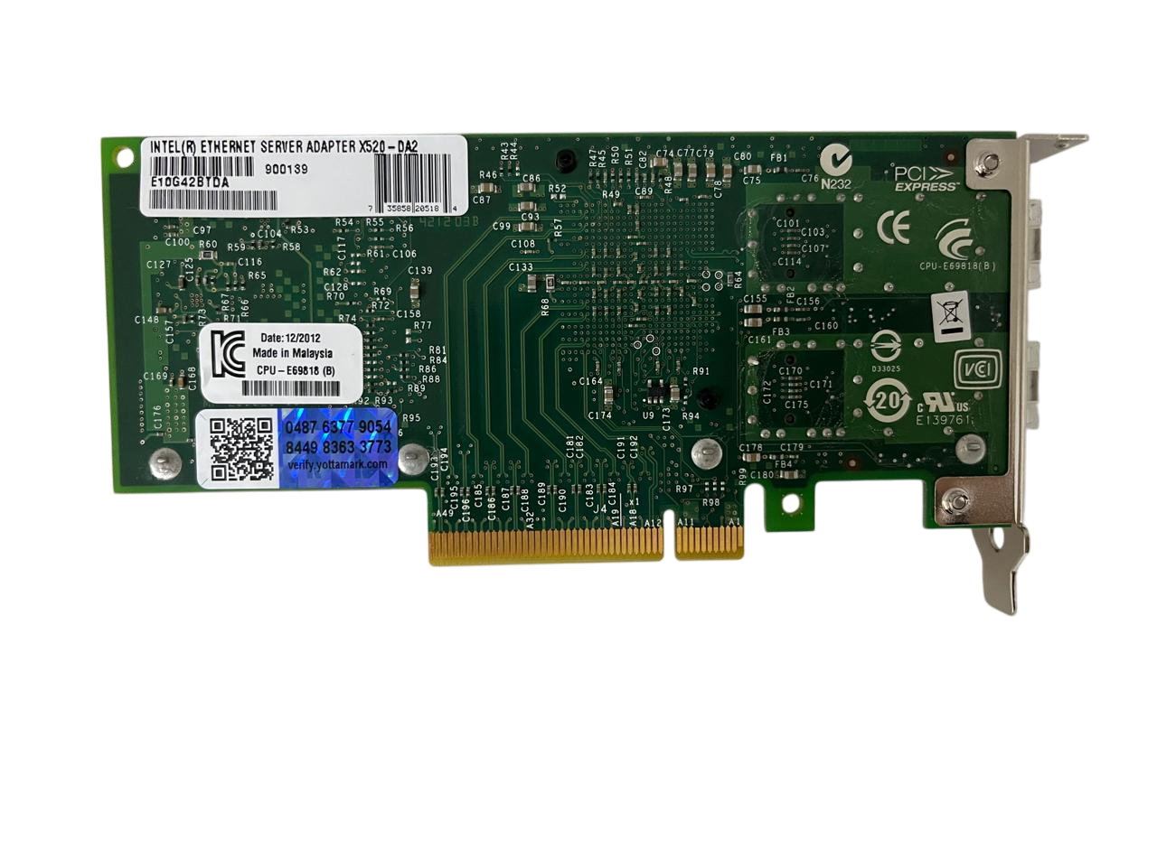 Placa de Rede Intel X520-DA2 10GB SFP+ 2-Port E10G42BTDA - Imagem 3
