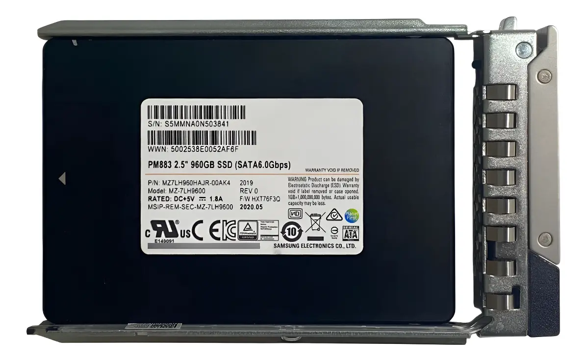 SSD Samsung PM883 960GB 2,5 SATA 6GB MZ-7LH9600 MZ7LH960HAJR - Imagem 2