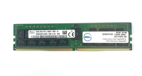 Memoria DELL 32GB 2RX4 DDR4-2933 RDIMM SNP8WKDYC/32G AA579531 - Imagem 2