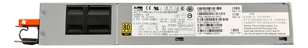 Fonte Juniper 650W QFX3500 QFX5100 EX4550 740-041741 - Imagem 2