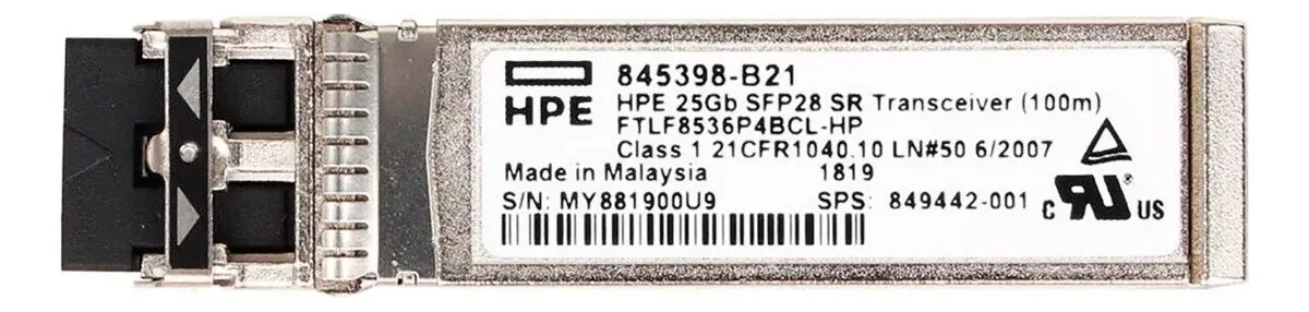 Gbic HP 25GB SR MMF LC 100m 849442-001 845398-B21 - Imagem 2