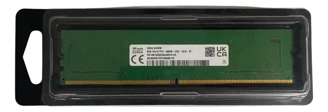 Memoria Skhynix 8GB DDR5-5600 UDIMM Desk HMCG66AGBUA081N - Imagem 2