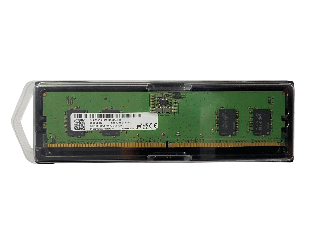 Memória MICRON 8GB DDR5-4800 UDIMM Desk MTC4C10163S1UC48BA1 - Imagem 2