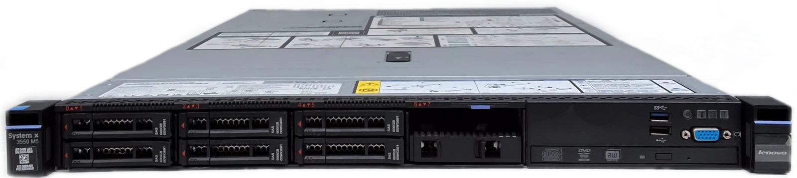 Servidor Lenovo X3550 M5 2699V4 44-Core HD 600GB MEM 128GB - Imagem 2