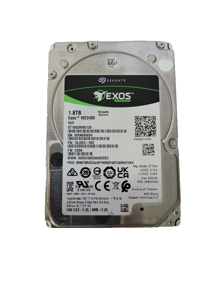 HD SEAGATE EXOS 1.8TB 10K 2.5 SAS 12GB ST1800MM0129 - Imagem 2