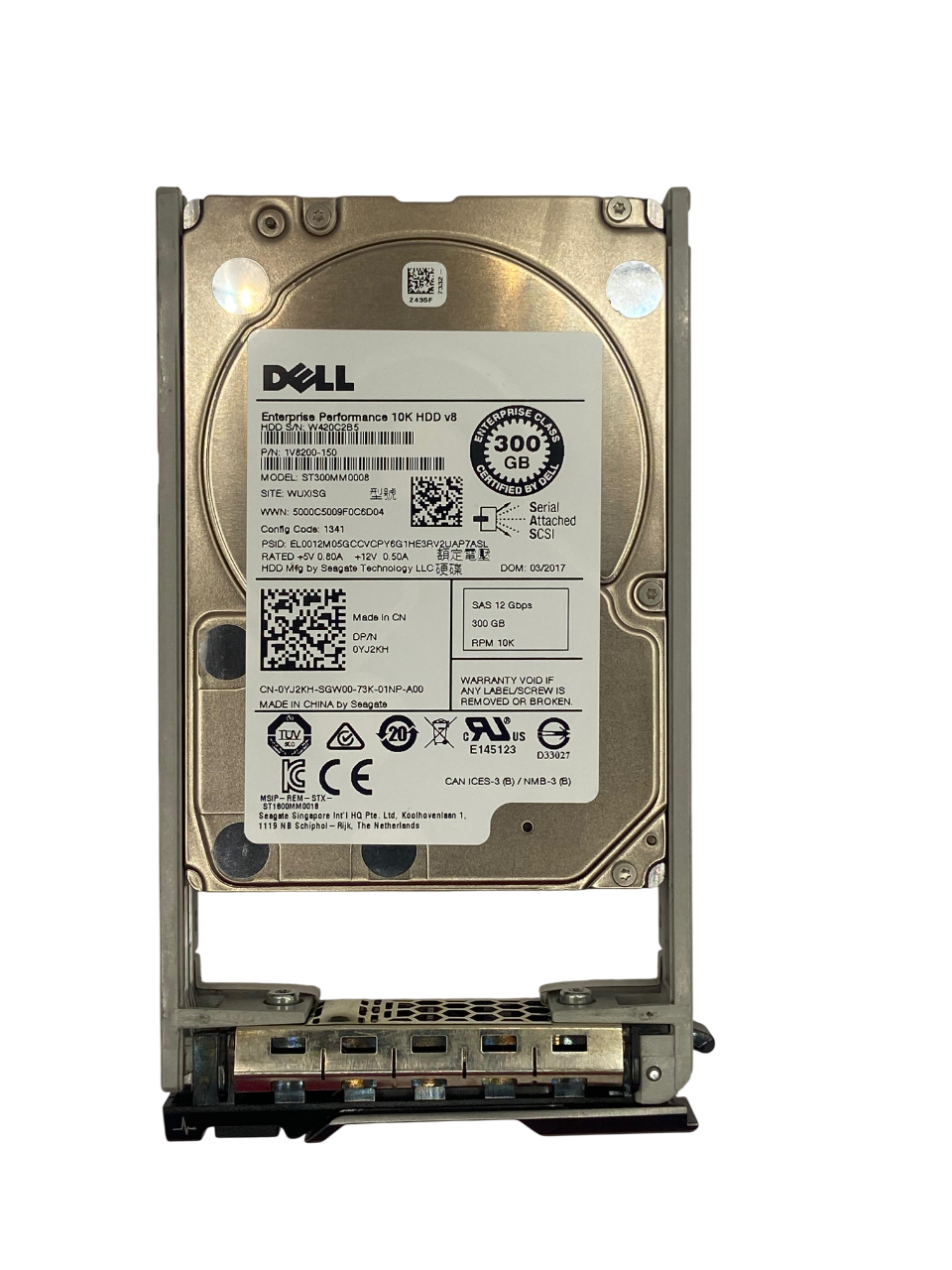 HD DELL 300GB 10K 2,5 SAS 12GBPs 0YJ2KH YJ2KH - Imagem 2