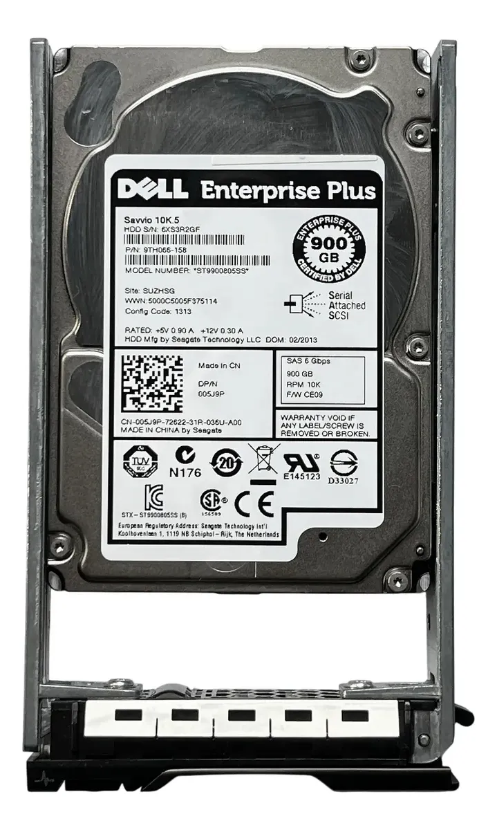 Hd Dell Compellent 900gb 10k 2.5 Sas 6gb 005j9p 05j9p - Imagem 2