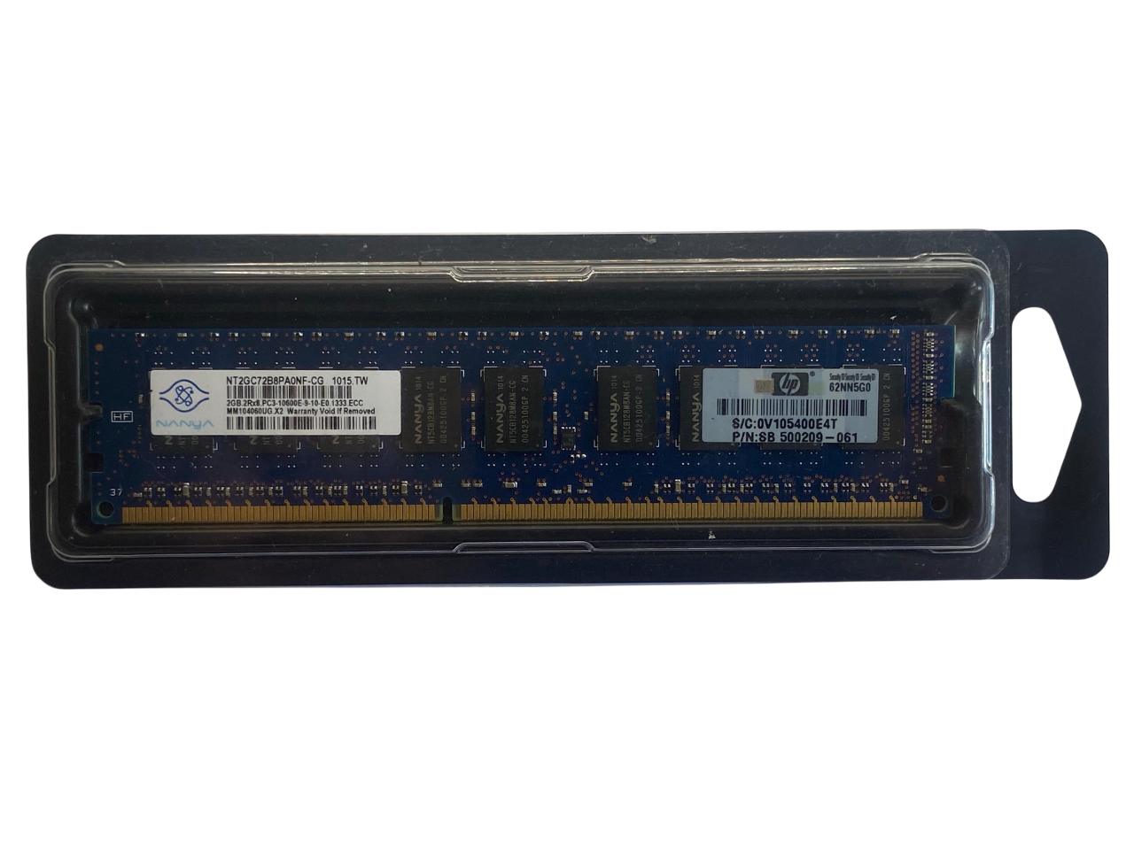 MEMÓRIA HP 2GB 1333 UDIMM SERVER 500209-061 500209-261 - Imagem 2