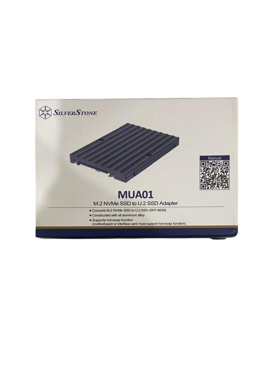 Adaptador SilverStone M.2 NVMe p/ SSD 2,5 U.2 SST-MUA01B - Imagem 2