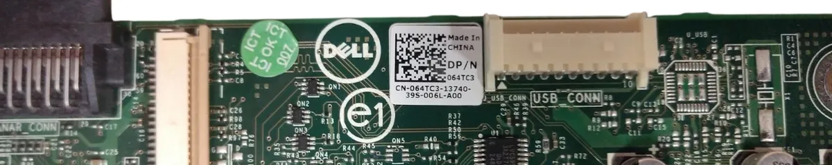 Painel Frontal I/O DELL R320 R420 064TC3 64TC3 - Imagem 4