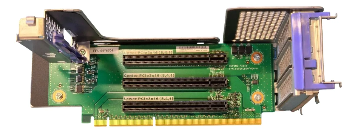 Riser Card IBM 3-Slot x16 X3650 M4 00Y7796 00Y7754 - Imagem 3