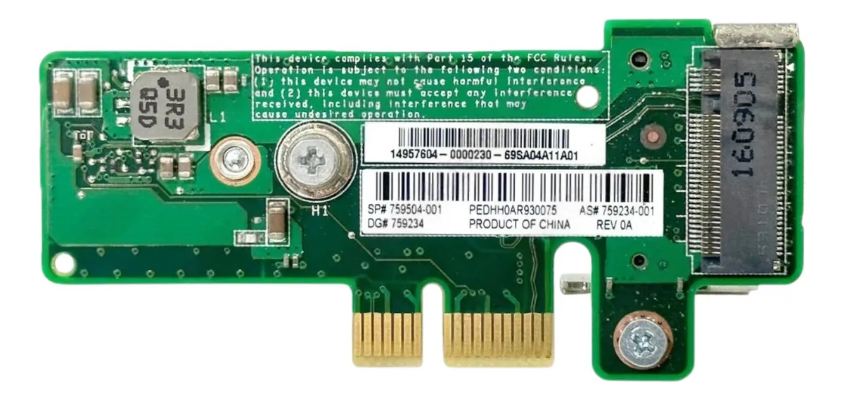 Riser Card HP 2-Slots M.2 BL460c G9 759504-001 759234-001 - Imagem 3